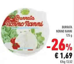 Conad Superstore Burrata NONNO NANNI offerta