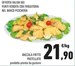 Conad Baccalà fritto pastellato offerta