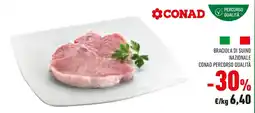 Conad Braciola di suino nazionale CONAD PERCORSO QUALITÀ offerta