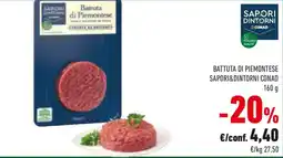 Conad Battuta di piemontese SAPORI&DINTORNI CONAD offerta