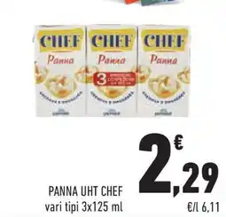 Conad Superstore PANNA UHT CHEF vari tipi offerta
