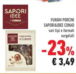 Conad Superstore Funghi porcini SAPORI&IDEE CONAD offerta