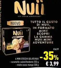 Conad Superstore 6 mini stecchi gelato NUII offerta