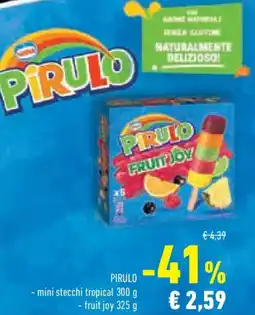 Conad Superstore PIRULO - mini stecchi tropical - fruit joy offerta
