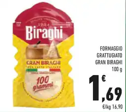 Conad Formaggio grattugiato gran biraghi offerta