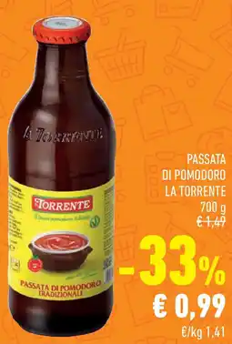 Conad Superstore Passata di pomodoro LA TORRENTE offerta