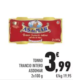 Conad Superstore Tonno trancio intero ASDOMAR offerta