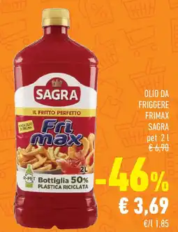 Conad Superstore Olio da friggere frimax SAGRA offerta
