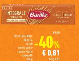 Conad Superstore Pasta integrale BARILLA offerta
