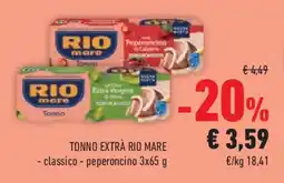 Conad Superstore Tonno extrà RIO MARE offerta