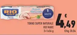 Conad Superstore Tonno super naturale RIO MARE offerta