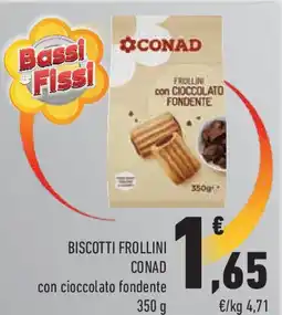 Conad Superstore Biscotti frollini CONAD offerta