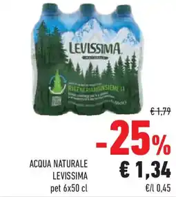 Conad Superstore ACQUA NATURALE LEVISSIMA offerta