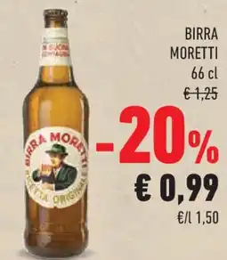 Conad Superstore Birra MORETTI offerta