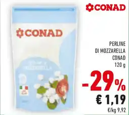 Conad Perline di mozzarella CONAD offerta