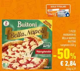 Conad 2 pizze margherita bella napoli BUITONI offerta