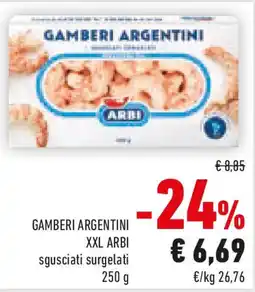 Conad Gamberi argentini xxl ARBI offerta