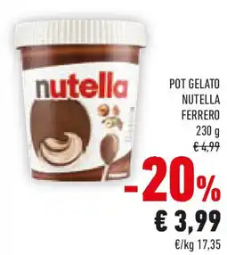 Conad Pot gelato nutella FERRERO offerta