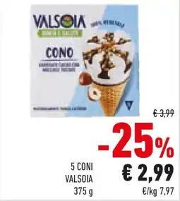Conad 5 coni VALSOIA offerta