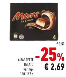 Conad 4 barrette gelato offerta