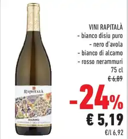 Conad Superstore Vini RAPITALÀ offerta