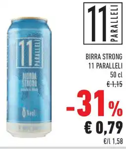 Conad Superstore Birra strong 11 PARALLELI offerta