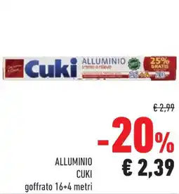 Conad Superstore ALLUMINIO CUKI offerta