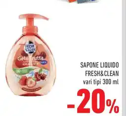 Conad Superstore Sapone liquido FRESH&CLEAN offerta