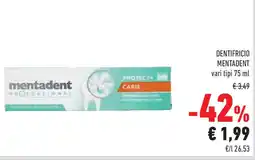 Conad Superstore Dentifricio MENTADENT offerta