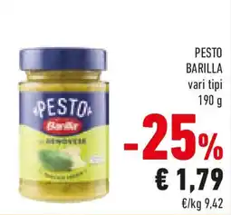 Conad Pesto BARILLA offerta