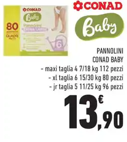 Conad Superstore Pannolini CONAD BABY offerta
