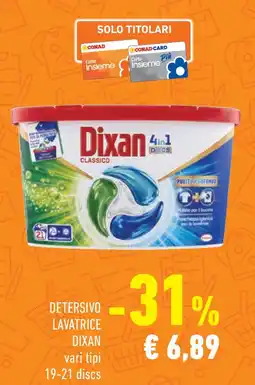 Conad Superstore Detersivo lavatrice DIXAN offerta