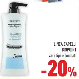 Conad Superstore Linea capelli BIOPOINT offerta