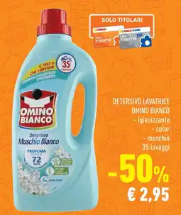 Conad Superstore Detersivo lavatrice OMINO BIANCO offerta