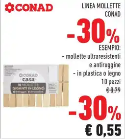 Conad Superstore Linea mollette CONAD offerta
