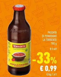 Conad Passata di pomodoro LA TORRENTE offerta