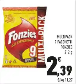 Conad Multipack 9 pacchetti FONZIES offerta