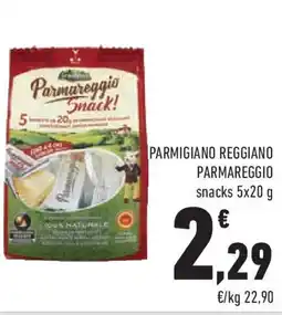 Conad Superstore Parmigiano reggiano PARMAREGGIO snacks offerta