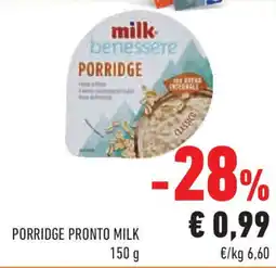 Conad Superstore Porridge pronto MILK offerta