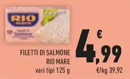 Conad Filetti di salmone RIO MARE offerta