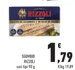 Conad Superstore Sgombri RIZZOLI vari tipi offerta