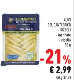 Conad Superstore Alici del cantabrico RIZZOLI offerta