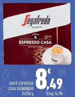 Conad Superstore Caffè espresso casa SEGAFREDO offerta