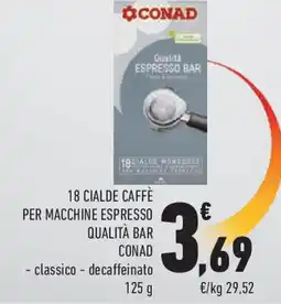 Conad Superstore Per macchine espresso qualità bar CONAD offerta