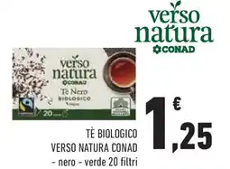 Conad Superstore Tè biologico VERSO NATURA CONAD offerta
