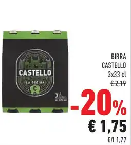 Conad Superstore Birra CASTELLO offerta