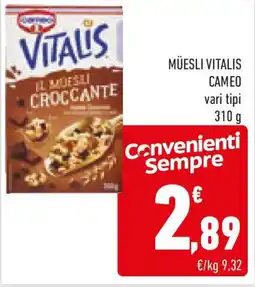 Conad Müesli vitalis CAMEO offerta