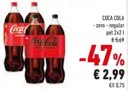 Conad COCA COLA -zero - regular pet offerta