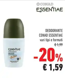 Conad Superstore Deodorante CONAD ESSENTIAE offerta