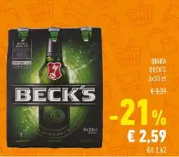 Conad Birra BECK'S offerta